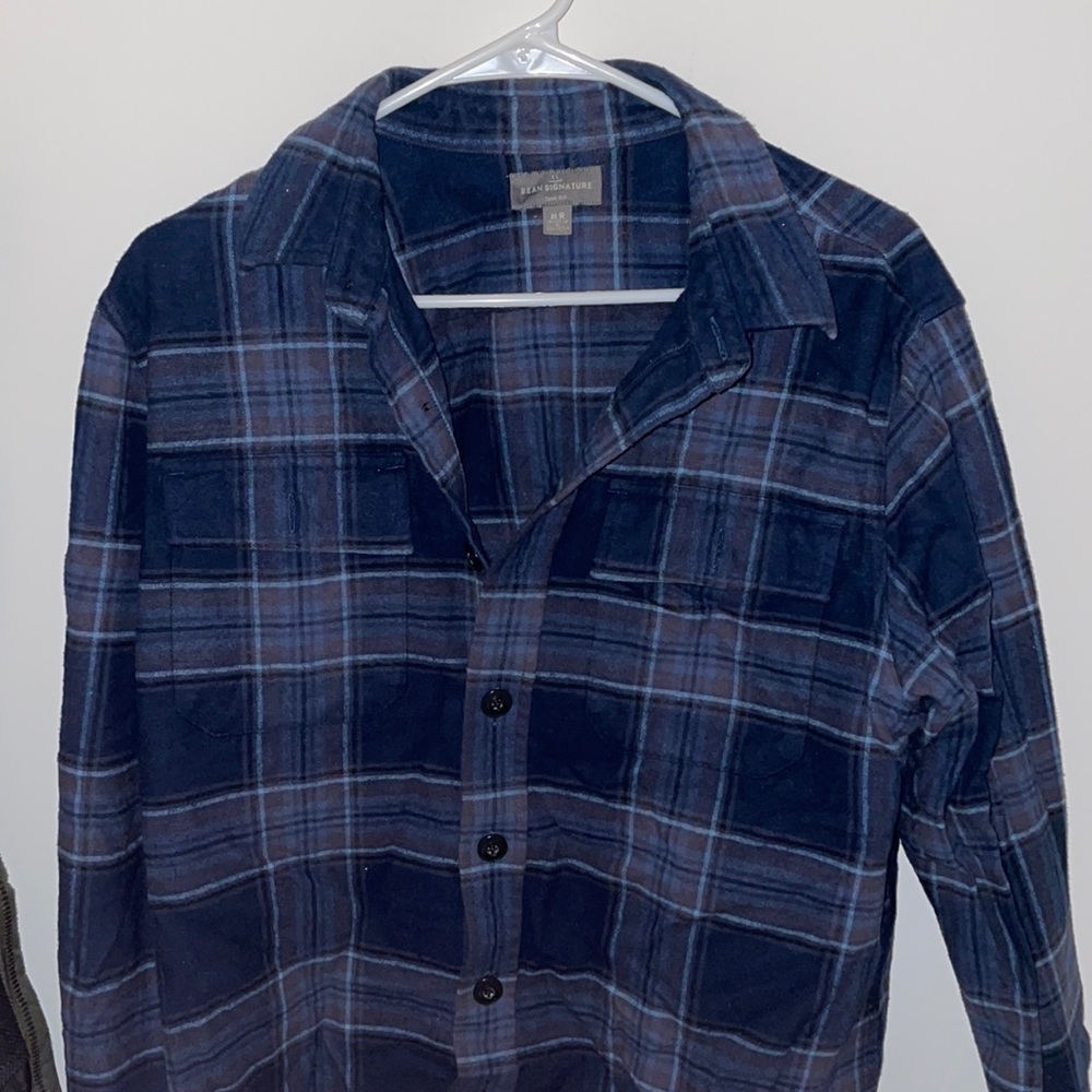 LL Bean Flannel Overshirt